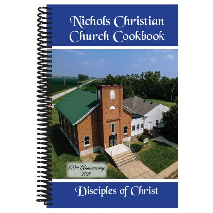 Nichols Christen Church Cookbook Cover